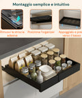 avilia home ausziehbarer Organizer für Schubladen und Vorratskammer verstellbares Mehrzwecktablett EAN 8052879011818