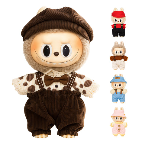 5er-Set Outfits für 17 cm große Puppen – thematische Kleidung in verschiedenen Stilen