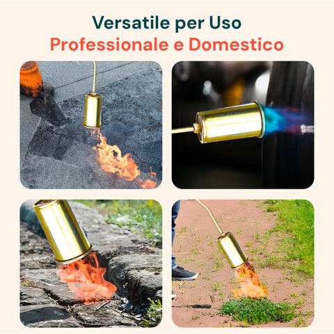 Gasbrenner 70 cm mit Brenner ø60 mm und Schnellhebel für den professionellen Einsatz