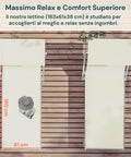 Faltbare Sonnenliege aus Aluminium mit Sonnenschutz, 183x61x38 cm, beige