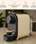 DCG-Kaffeemaschine mit abnehmbarem 150-ml-Wassertank, 700-ml-Auffangschale und einfacher Reinigung, perfekter Espresso