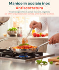Bratpfanne 24 cm aus 100 % recyceltem Aluminium mit Induktionsboden