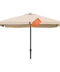 Garten-Sonnenschirm 3x3, verstellbar, mit neigbarem Gelenk und Seilzug