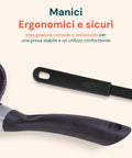 Ergonomische und sichere Griffe mit komfortabler, rutschfester Oberfläche für sicheren Halt und bequeme Verwendung