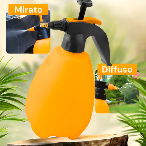 Drucksprühgerät mit Handpumpe, 2 l, Messingdüse, für Garten, Dünger und Vernebelung Ean-6933528757238