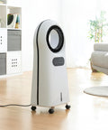 Wintem Ventilator-Luftkühler Hurricane 110 W, Anionenfunktion, 8-Stunden-Timer, 360°-Luftstrom mit 3,5-l-Wassertank, LED-Display und Fernbedienung  Ean-8052286431735