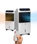 Wintem Multifunktions-Luftkühler Breeze 4-in-1: Heizung, Entfeuchtung, Luftreinigung, 80 W-2000 W, mit Timer, Fernbedienung und Rollen, EAN-8052286430974