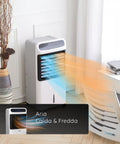 Wintem Multifunktions-Luftkühler Breeze 4-in-1: Heizung, Entfeuchtung, Luftreinigung, 80 W-2000 W, mit Timer, Fernbedienung und Rollen, EAN-8052286430974