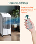 Luftkühler 80 W Confflusso, 300 m³/h Luftstrom, 3 Geschwindigkeitsstufen und 4-l-Wasser- und Eistank