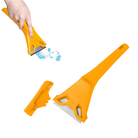 Kompletter Schaber mit Schutzabdeckung zur effektiven Entfernung von Schmutz, Rückständen und Klebstoffen auf glatten Oberflächen