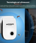 Wintem Elektrisches, ungiftiges Ultraschall-Abwehrgerät gegen Mücken, Mäuse und Insekten bis 12 m² - 6er-Set Ean-8052286430813