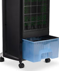 Tragbarer leiser Verdunstungskühler mit Wasser, 110 W, 5,5-l-Tank, Schwarz, DCG EAN-8052780965347