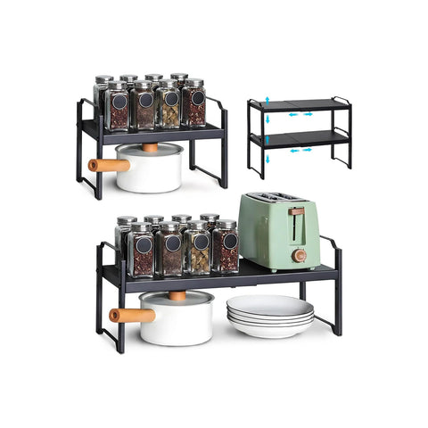 Verstellbares, ausziehbares Regal zum Organisieren schmaler Räume in jedem Bereich