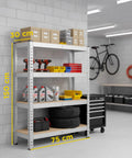 Modulares Regal mit Metallkonstruktion und 4-5 stabilen MDF-Böden
