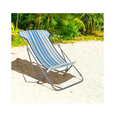 Perfekter Liegestuhl für verschiedene Einsatzbereiche: Strand, Camping, Wohnmobil, Garten und Pool, vielseitig für jede Outdoor-Umgebung