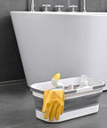 Avilia Platzsparender, faltbarer Eimer aus strapazierfähigem TPR mit Griffen und kompaktem, zusammenklappbarem Design, EAN 8056819050127