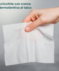 Babytücher mit Talkum - 216 /1 296 Stück mit Dermolenitiva-Creme