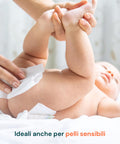 Babytücher mit Talkum - 216 /1 296 Stück mit Dermolenitiva-Creme