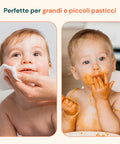 Babytücher mit Talkum - 216 /1 296 Stück mit Dermolenitiva-Creme