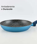 Avilia Gaia Antihaftpfannen aus blauem Aluminium mit induktionsgeeignetem Boden, 3-teiliges Set mit ergonomischem Griff, EAN 8056819042856
