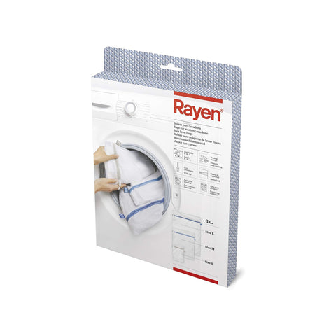 Set Wäschesäcke 3 Größen S, M, L aus Nylon für Waschmaschine und Trockner, wiederverwendbar Ean-8412955300135