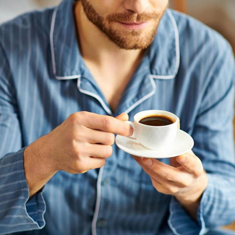 Avilia Set 6 Kaffeetassen aus Porzellan 80 ml mit Untertassen und erhabenem Blumendekor EAN 8056897157367