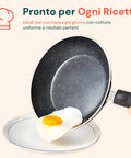 Bereit für jedes Rezept mit gleichmäßiger Wärmeverteilung und perfekten Ergebnissen, professionelle Antihaftoberfläche in Marmoroptik
