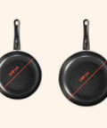 Perfekte Größen mit 20 cm und 24 cm Durchmesser, universelle Pfannen für verschiedene Anforderungen beim täglichen Kochen