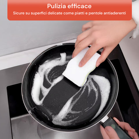 3er-Set Magic Eraser Mehrzweckschwämme für die Tiefenreinigung von Küche, Backöfen, Bad, Herdplatten sowie harten oder empfindlichen Oberflächen EAN- 5053249244068