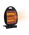 Wintem Makalu Quarz-Heizstrahler 400-800 W mit 2 Heizstufen, kippsicherem Standfuß und doppeltem Heizelement EAN-8052286431278