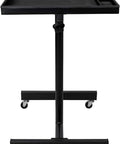 Mobiler Daimann-Tisch aus Stahl mit Rollen und höhenverstellbar bis 123,5 cm, professioneller Arbeitstisch