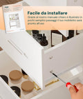 Schreibtisch mit Spiegel und LED-Leuchten in 3 Lichtfarben - natürlich, warm, kalt - für Make-up und Organisation