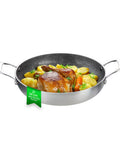 Hoher, ausgestellter Topf aus satiniertem Recycling-Aluminium – Ø 24/28/32 cm