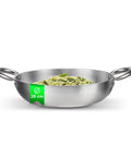 Hoher, ausgestellter Topf aus satiniertem Recycling-Aluminium – Ø 24/28/32 cm