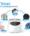 Timer mit automatischer Abschaltung von 30 bis 180 Minuten für Sommerkleidung, Hemden, Pullover, Denim und Daunenjacken