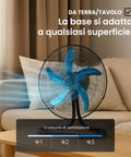 3-in-1-Tischventilator mit 50 W