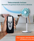 Fernbedienung für Ventilator mit Geschwindigkeitsregelung, Timer und Oszillation, einfache Fernsteuerung für Wohnkomfort