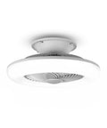 Intelligenter Deckenventilator mit dimmbarer LED-Beleuchtung, integriertem WLAN, Fernbedienung und Steuerung über die Toya-Smart-App