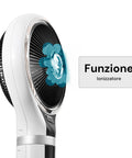 Säulen-Vernebler-Ventilator mit 3 Geschwindigkeitsstufen, Fernbedienung und 2,3-l-Tank, ionisierende Mückenschutzfunktion, Weiß -DCG-Ean-8054890610421
