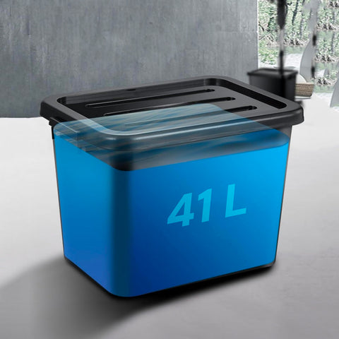 Vernebelungsventilator mit 3 Geschwindigkeitsstufen, 41-L-Tank und integrierten Rollen, Schwarz-DCG-ean-8052780963244