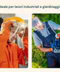 Schutzvisier aus Polycarbonat mit verstellbarer Kopfhalterung und Schweißband