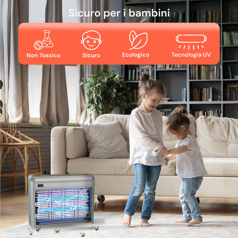 Kindersicherer, ungiftiger und umweltfreundlicher Insektenvernichter mit UV-Technologie, umfassender Schutz für die ganze Familie im Wohnzimmer