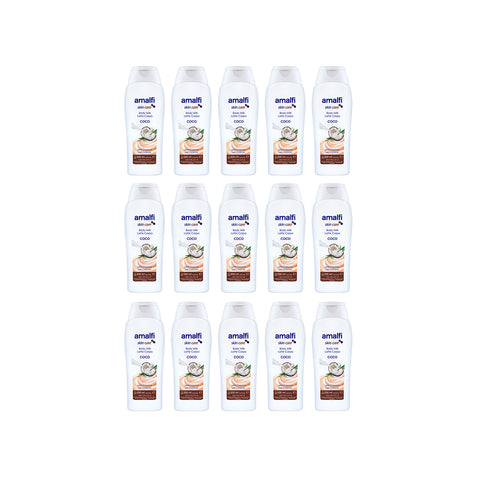 Set aus 15 Flaschen Körpermilch auf Kokosbasis 500ml