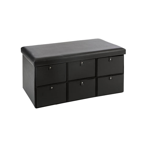 Bild-1-atmosphera-createur-dinterieur-doppelter Aufbewahrungspouf mit 6 Schubladen, schwarz, EAN 3560238337059