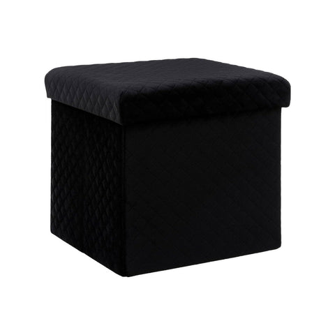 bild-1-atmosphera-for-kids-klappbarer-samt-pouf-schwarz-31x31cm-ean-3560232625015