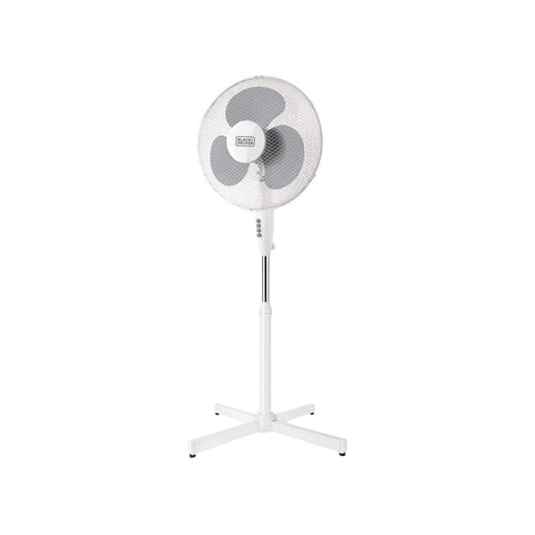 Standventilator mit 3 Geschwindigkeitsstufen, Weiß, 40w