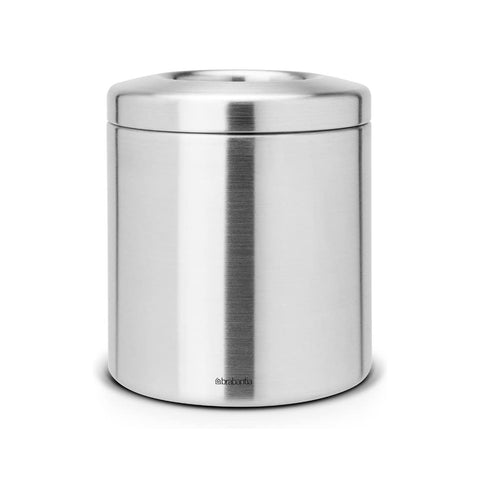 Tischabfalleimer aus satiniertem Stahl 1,5l