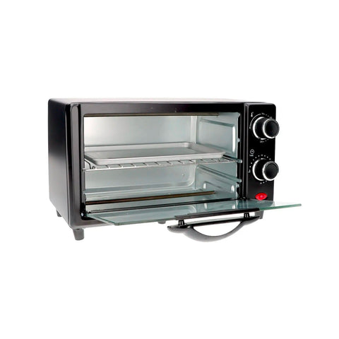Elektrischer Ofen 9 l mit Timer und 2 Zubehörteilen 800w