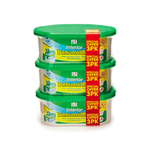 Set mit 3 Luftentfeuchtern à 250ml