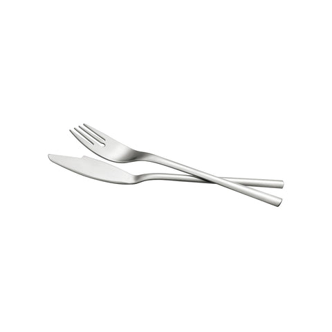 Set aus 2 Servierbesteckteilen aus Edelstahl für Fisch